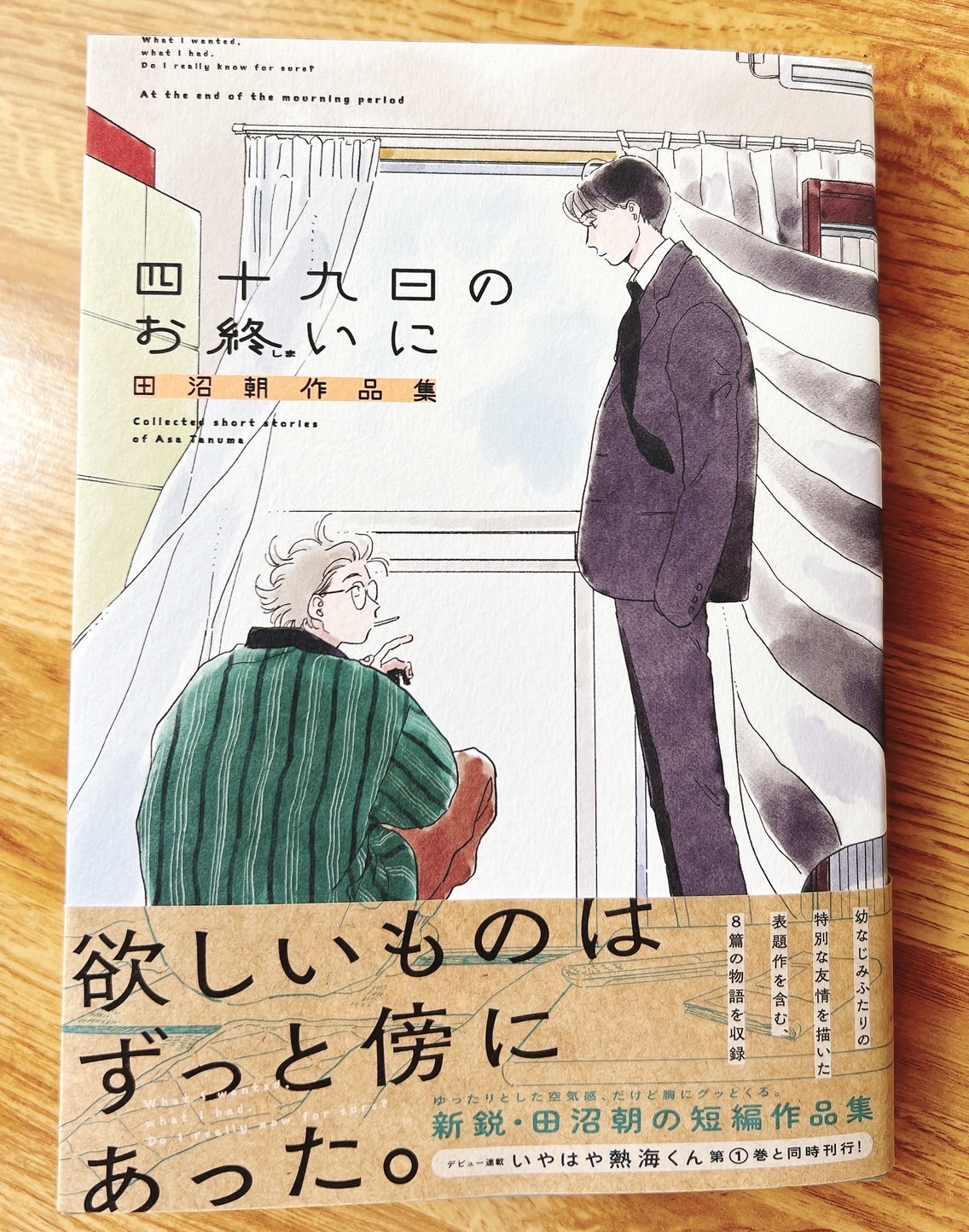 田沼朝 作品集『四十九日のお終いに』は友達以上恋人未満な関係性が